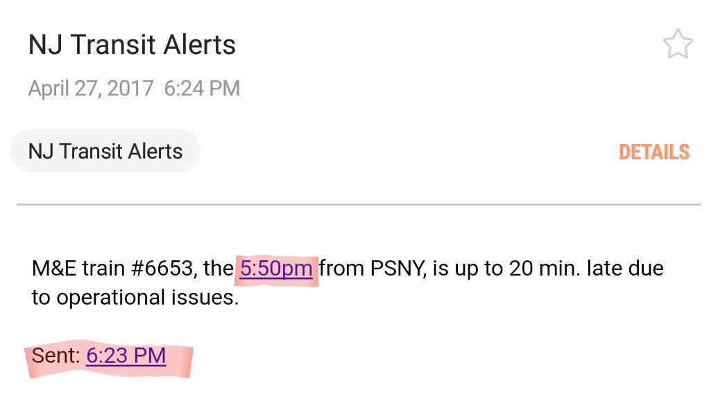 SteveRKeller's tweet photo. @NJTRANSIT @BillSpadea @nj1015 Always find NJ Transit email alerts to be sooo helpful https://t.co/rHVyzTAj5K
