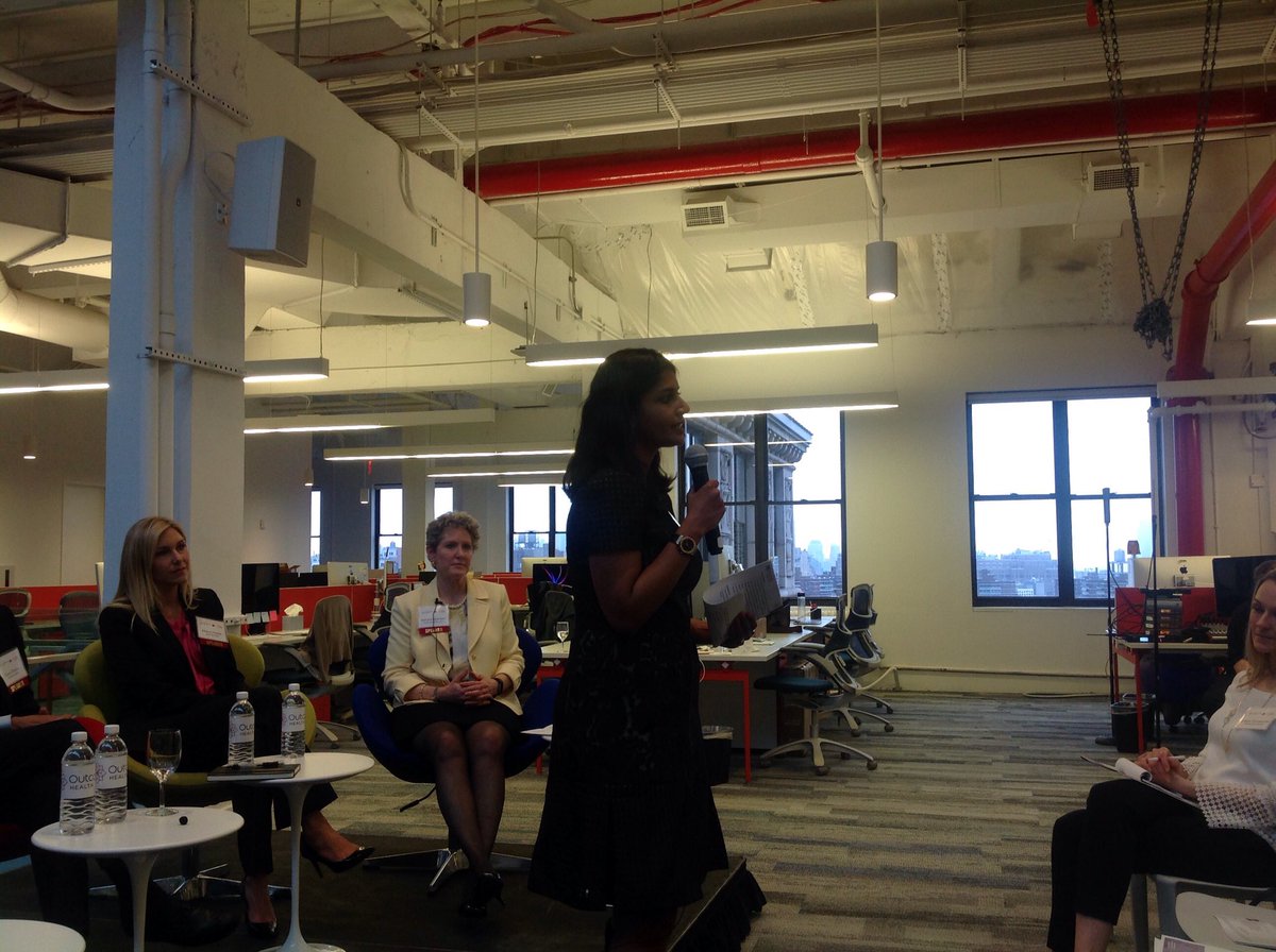 NYCHBL's tweet photo. .@shr4dha - Co-founder of @OutcomeHealth on improving outcomes in healthcare - #PtDocNY17 https://t.co/tO7Zwu0GPR