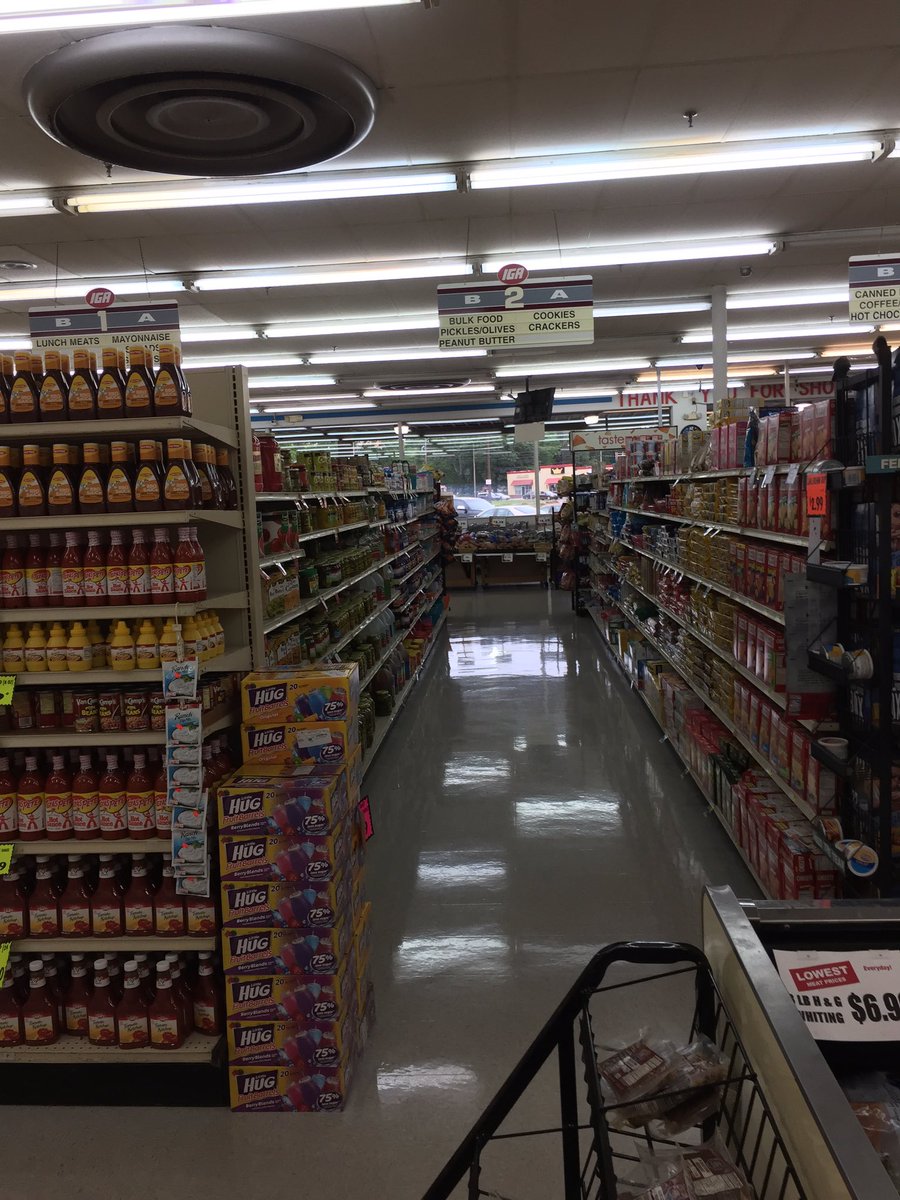 Grocery Store - T12 Fluorescents (Before)
