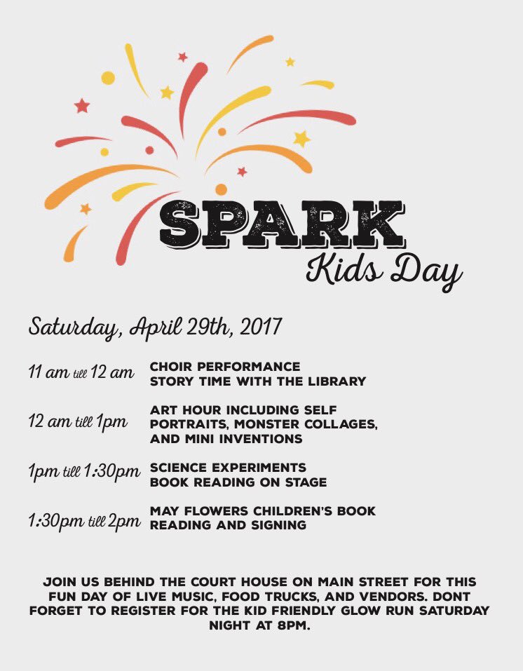 MikaylaSpencerr's tweet image. Everyone bring out your cousins, nieces and nephews, etc etc for kids time at Spark! Saturday 11-2!!