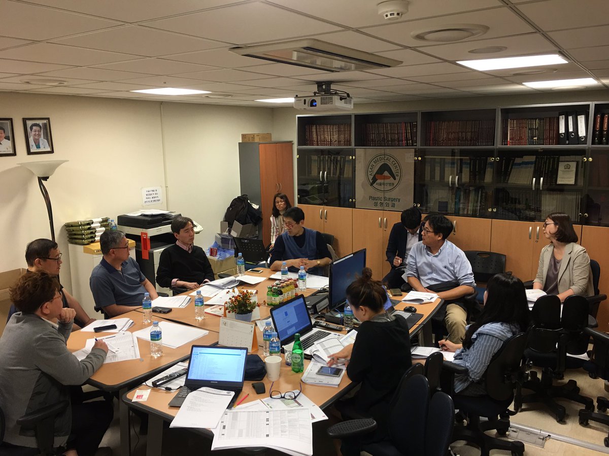 The organizing committee for #wsrm2017 and its 9th meeting of this year. A lot of work to ensure a fun meeting. To a memorable time inSeoul.