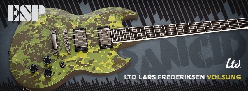 ESP Guitars on Twitter: "Lars Frederiksen of @Rancid's signature LTD  Volsung is now available! Contact your ESP dealer & check one out ASAP.  https://t.co/A6IP1KByad https://t.co/knkGODHatd" / Twitter