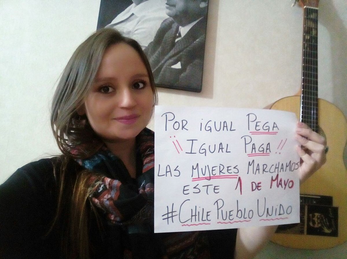 Por igual pega, igual paga! No más brecha salarial machista #ChilePuebloUnido