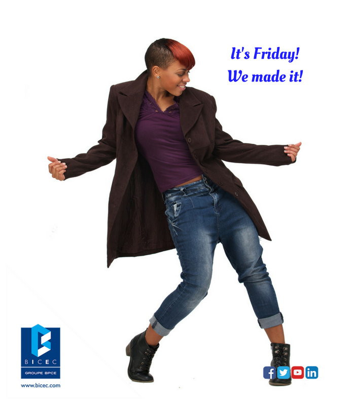 BICEC_Cares's tweet photo. [BON VENDREDI]

Vendredi adoré ! Tu nous manquais depuis lundi ! #TGIF #FridayMood https://t.co/VExDgkfiS3