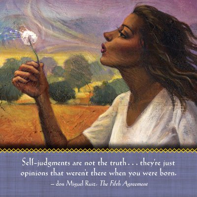 TheFourAgreemts's tweet image. Everything you believe about yourself is because you learned it. Every judgment is just an opinion, a point of view.