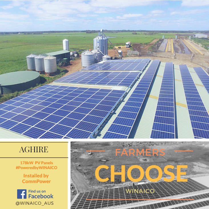 WINAICO_AUS's tweet image. Yet another business using WINAICO modules to harness the power of the sun! 
#PowerebyWINAICO #ChooseWINAICO