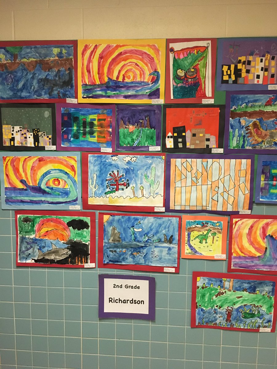 rogerbanko's tweet photo. RES Student Art Show. Ms. Asbury's students' work is on display.@RidgelyAP https://t.co/Gk876Iy5kO