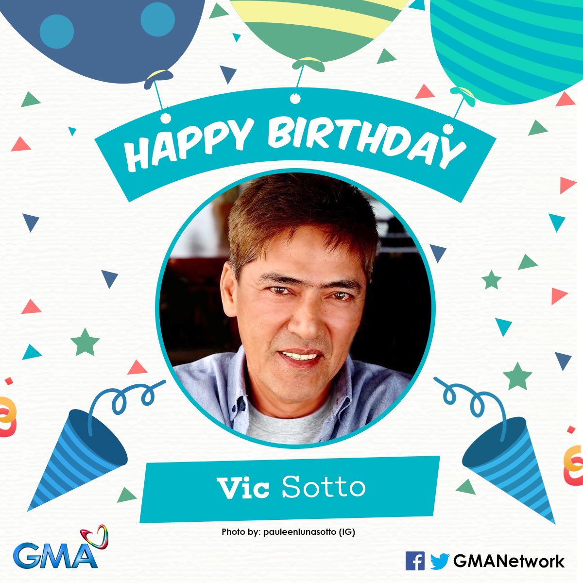 Happy birthday, Bossing Vic Sotto! 

May the joy you bring us everyday return to you tenfold! 