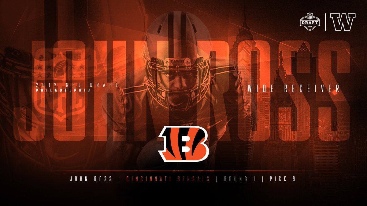 Washington Football On Twitter With The 9th Pick In The 1st Round Of The 2017 Nfldraft The Bengals Select Husky Wide Receiver John Ross Purplereign Https T Co Gc8tbulbbg
