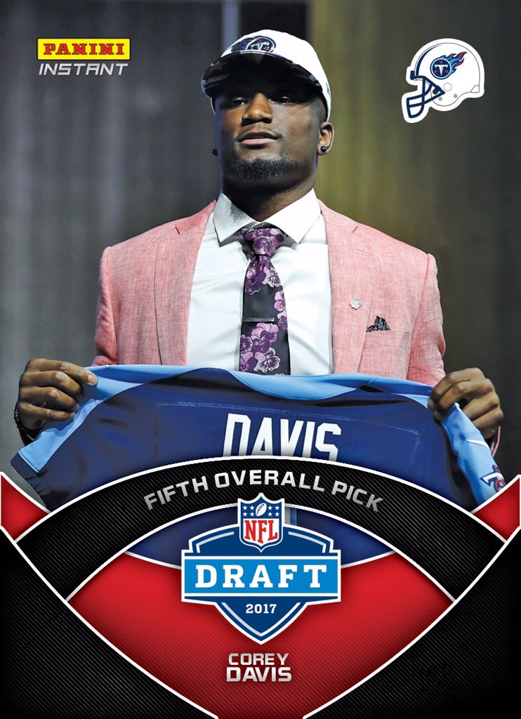 Big things coming, <a href="/Titans/">Tennessee Titans</a>! Can't wait to get back to work. Here's my sweet #NFLDraft #PaniniInstant trading card
