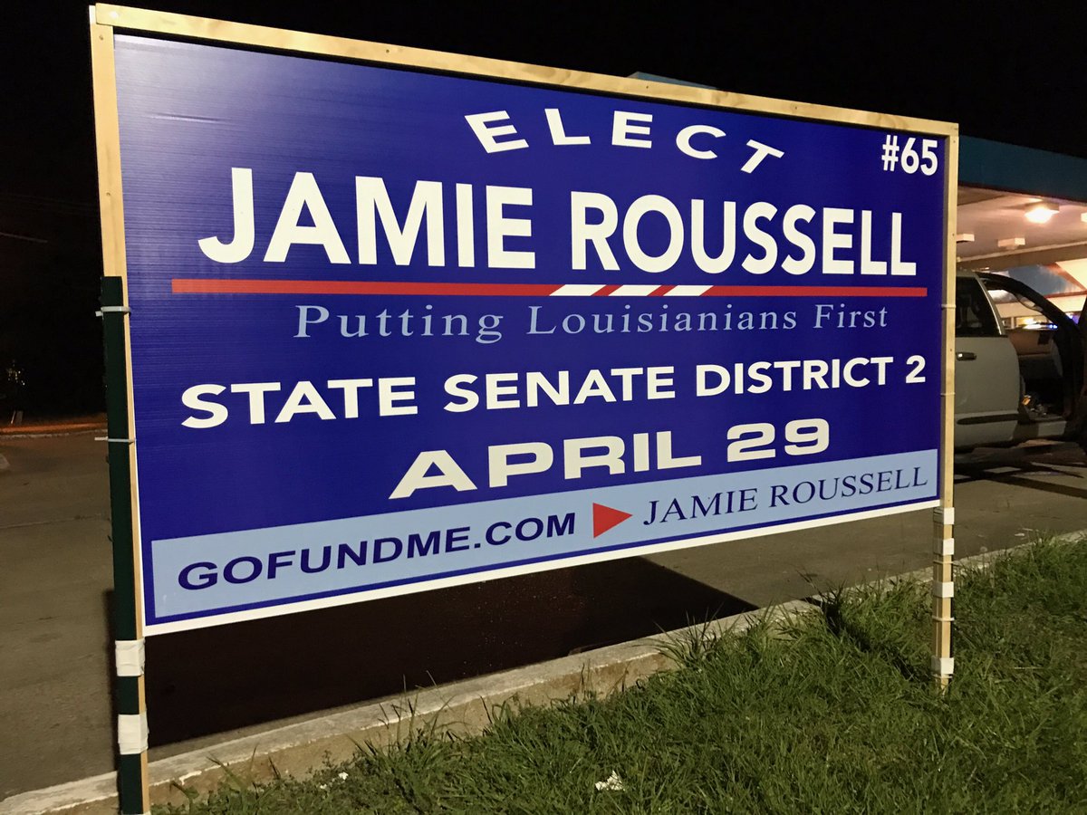 JamieForSenate's tweet image. More and more supporters are calling and asking for signs!  I can't thank y'all enough for your support in the election this Saturday.