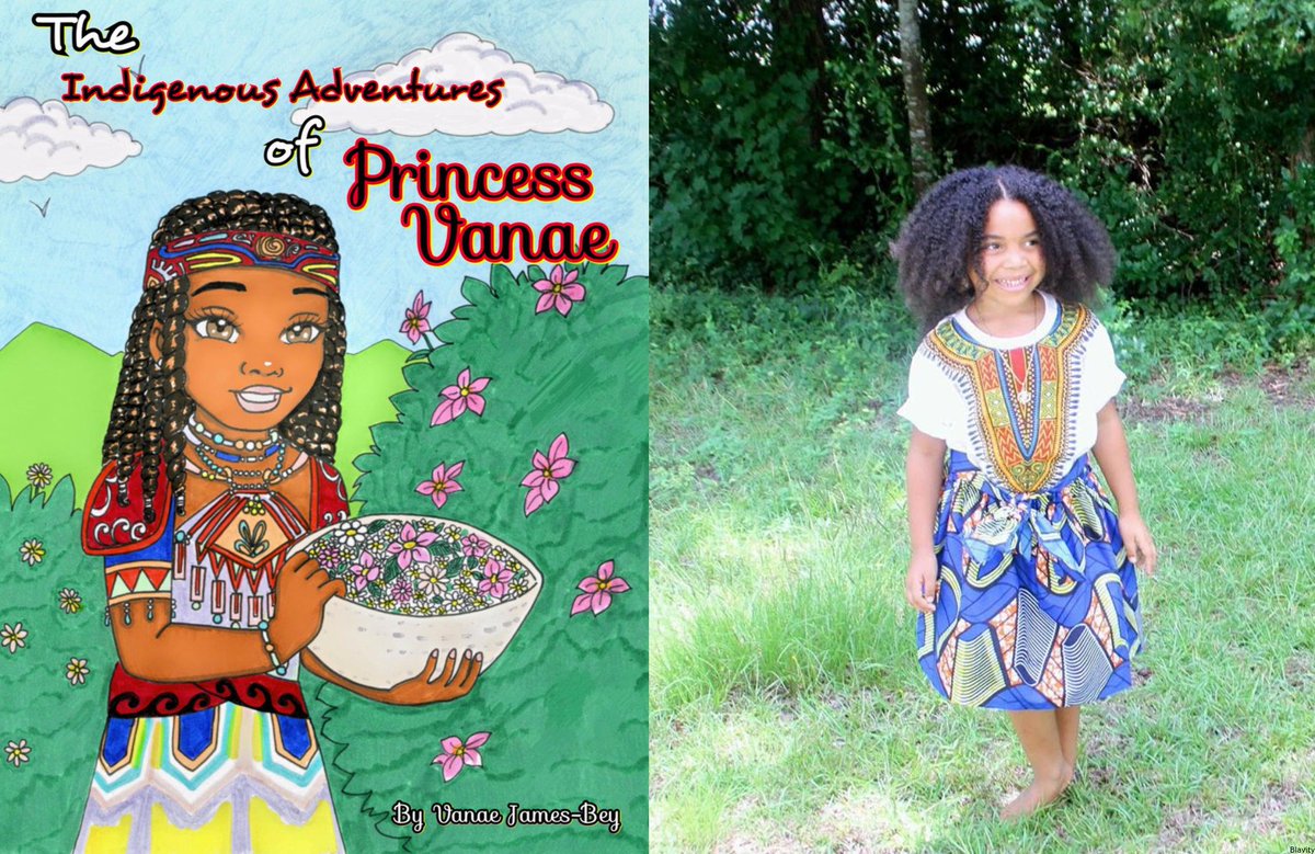 Blavity's tweet image. This 6-year-old created a coloring book exploring black indigenous culture around the world bit.ly/2qaftQm