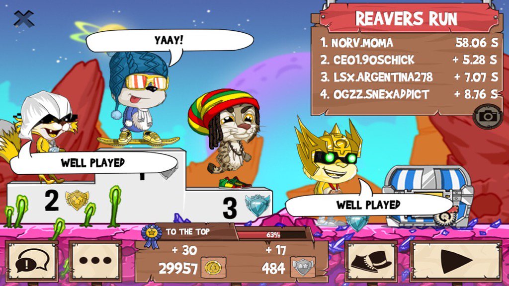 momafunrun's tweet photo. I just beat a golden fox! #funrun2 #90schick #argentina278 #SnexAddict https://t.co/2hRJEEFF00