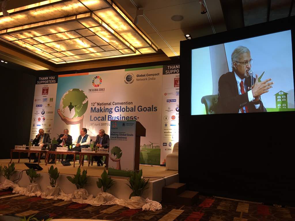 BASF's tweet photo. Head of BASF India @RRamachr at #GCNIConvention2017: "Partnerships are critical for innovations that have relevance to society" https://t.co/amB644Pn6w
