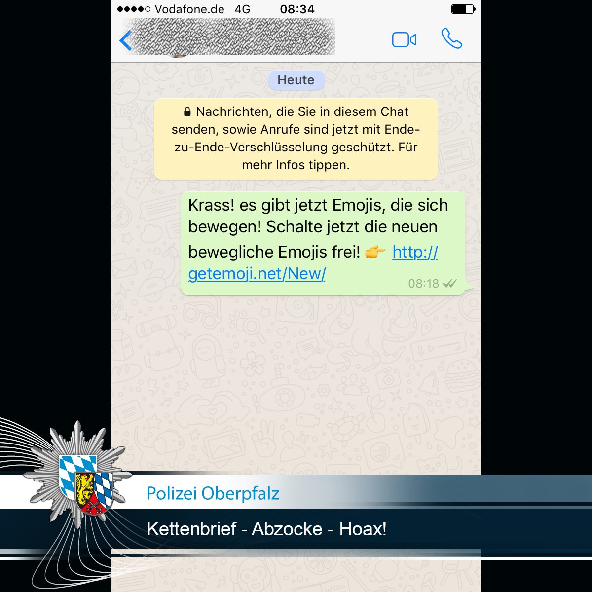 Polizei Oberpfalz on Twitter: "#Warnung vor #Kettenbrief ...