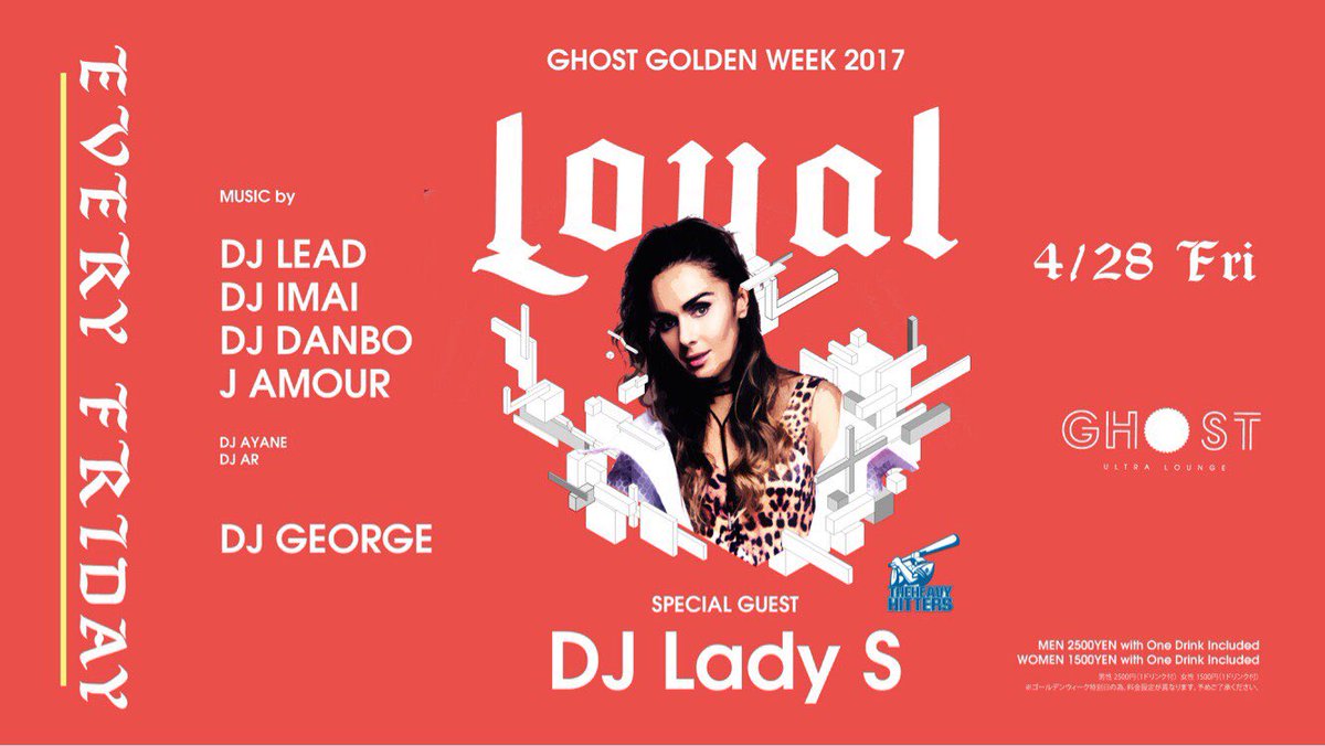 iamayane_'s tweet photo. Tonight > LOYAL @ghostosaka
SP Guest @djladys from Heavy Hitters ⚡️ #GHOSTLOYAL https://t.co/u3i8y9S1xq