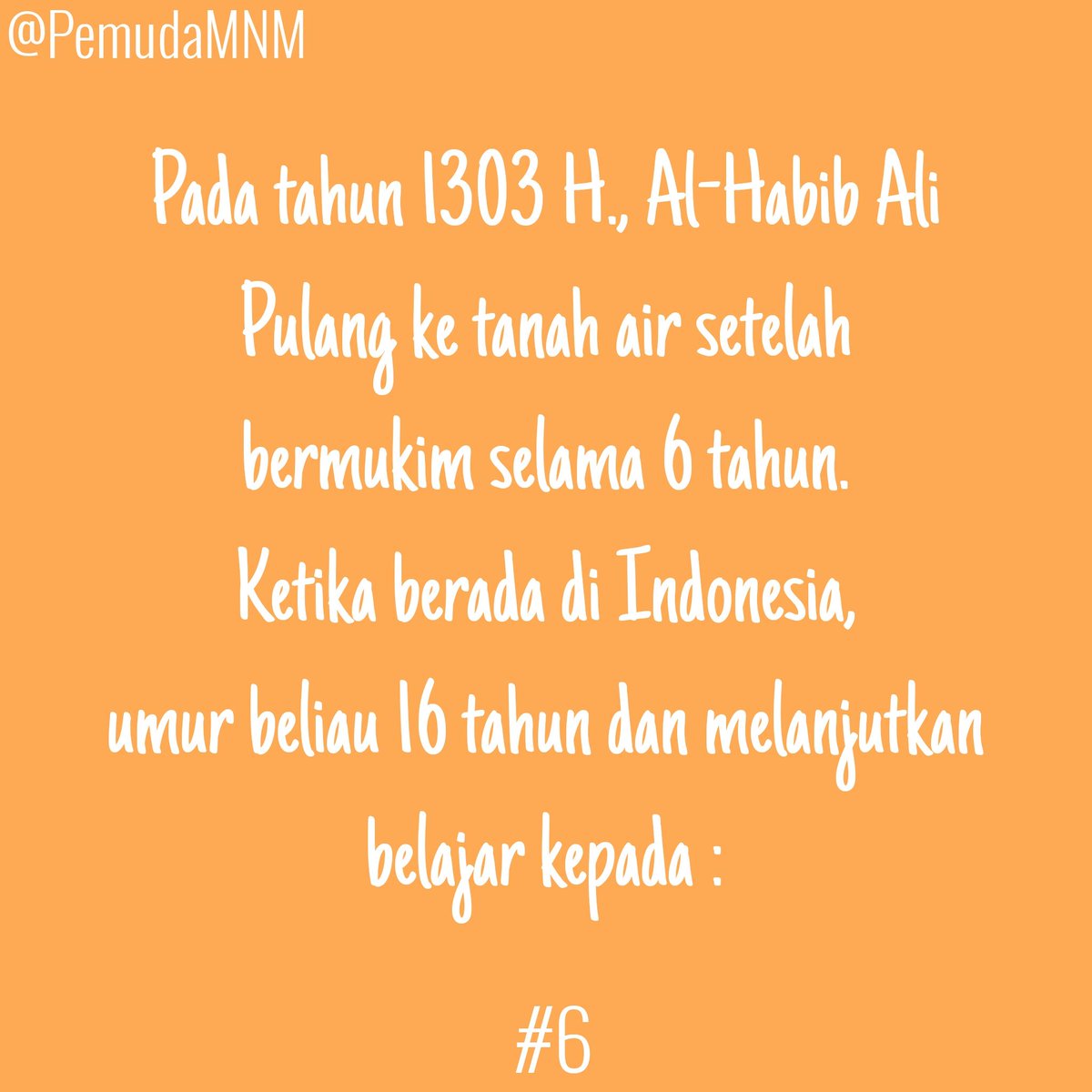 PemudaMNM's tweet photo. Pada umur 16th Habib Ali Kwitang pulang ke Indonesia dan melanjutkan menuntut ilmu https://t.co/umo6qTIX9U