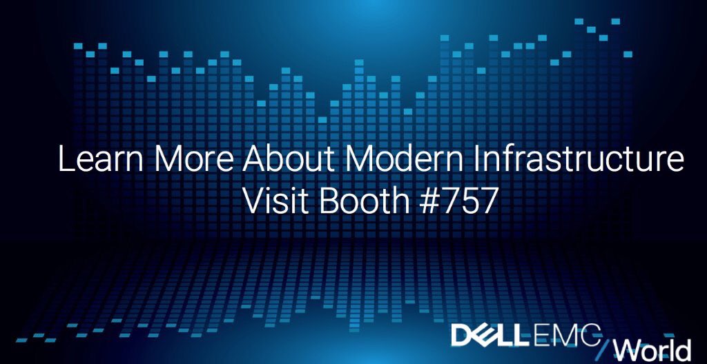 GladiatorVM's tweet photo. Want to learn more about Modern Infrastructure? Stop by booth #757 at #DellEMCWorld #GetModren to talk to our experts! @DellEMCMEA https://t.co/DCDWXC0Xlg