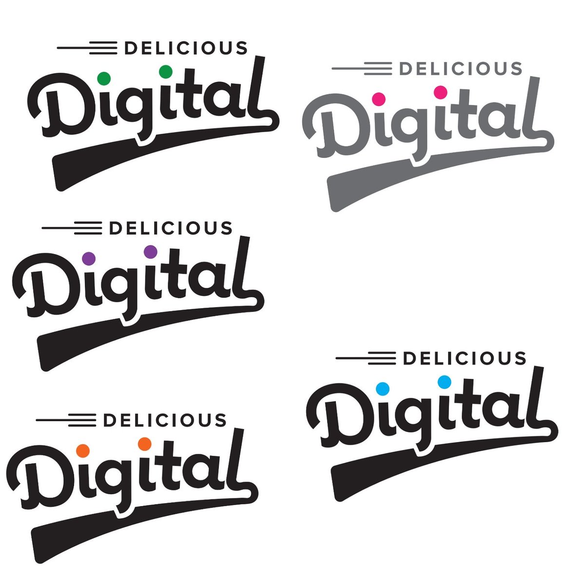 delish_digital's tweet photo. We're working on logo refresh thanks to @360degreecreate Which colour way do you prefer? #logo #design #graphicdesign #digitalagency https://t.co/nVLZNeCDCn