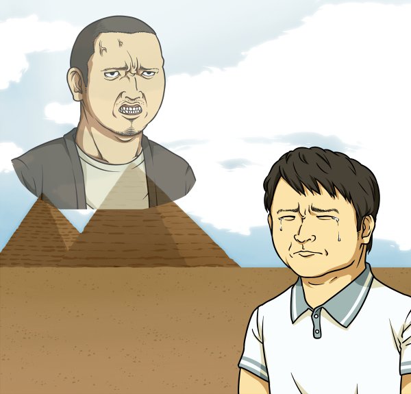 お笑い芸人の千鳥のおふたりの似顔絵を描きました