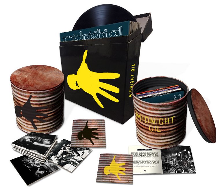 midnightoilband's tweet photo. Midnight Oil have unveiled all the details about their imminent box set releases. MORE INFO: https://t.co/CovdDXfnIv #Oils2017 https://t.co/E2lVIlRByL