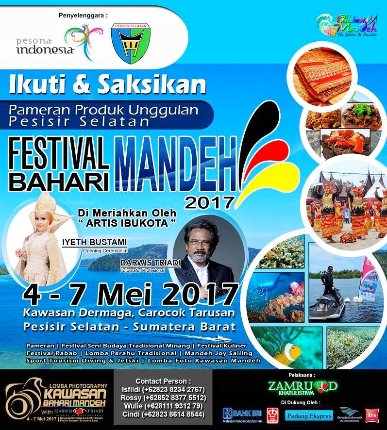 #AyoKeMANDEH #AyoKeSumbar  <a href="/irwanprayitno/">Prof. Irwan Prayitno</a> <a href="/tifsembiring/">Tifatul Sembiring</a> <a href="/andrinof_a_ch/">IndonesiaMajuBermutu</a> <a href="/fahiraidris/">Fahira Idris DPD RI</a> <a href="/elzataher/">elza peldi taher</a> <a href="/arbainrambey/">Arbain Rambey (Opung Gijul)</a> <a href="/marzulveriDTP/">marzulveri</a> <a href="/infoSumbar/">SUMBAR</a>