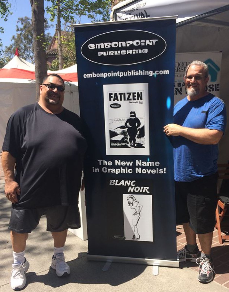 embonpointpub's tweet photo. What a great weekend @latimesfob! Thx to our friends &amp; family! Thank you @AntiochLA! #BlancNoir #MarabouMule #EmbonpointPublishing #Fatizen https://t.co/XHqigmXchL