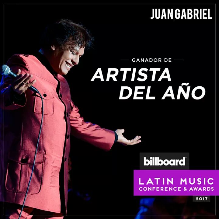 AlexDLaBarrera's tweet photo. El maestro #JuanGabriel ganó 5 premios en la edición de los #PremiosBillboard 2017 ❤ Muchísimas Felicidades!✨...
#EternamenteAgradecido https://t.co/D9a6CQK3ck