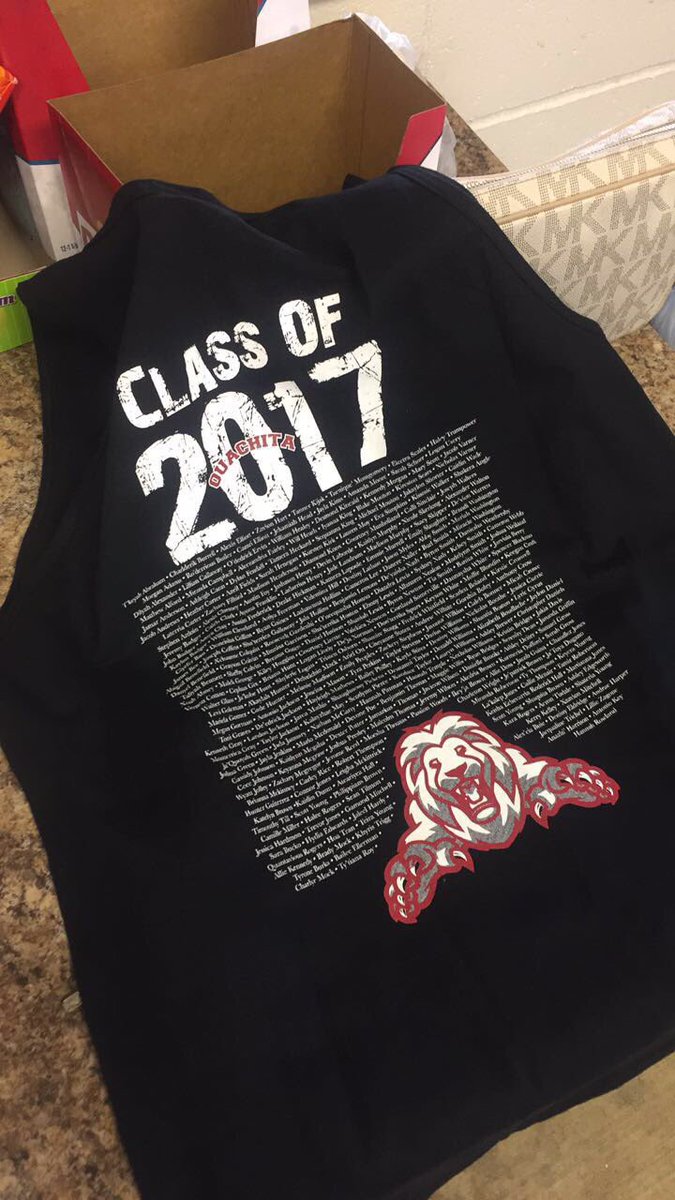 Ouachita17's tweet photo. Shirts are in ! See @BabyBron_4 in the student parking lot between 7-7:40 or after the slideshow to pick up your shirt 🗣 https://t.co/Uah2elBnLR