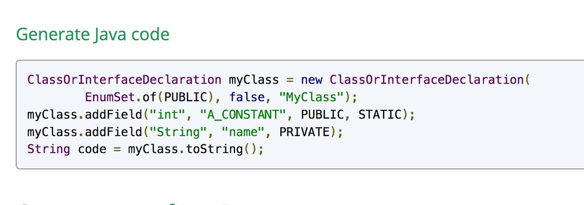 java's tweet image. #Java9 Parser and Abstract Syntax Tree for Java

github.com/javaparser/jav…