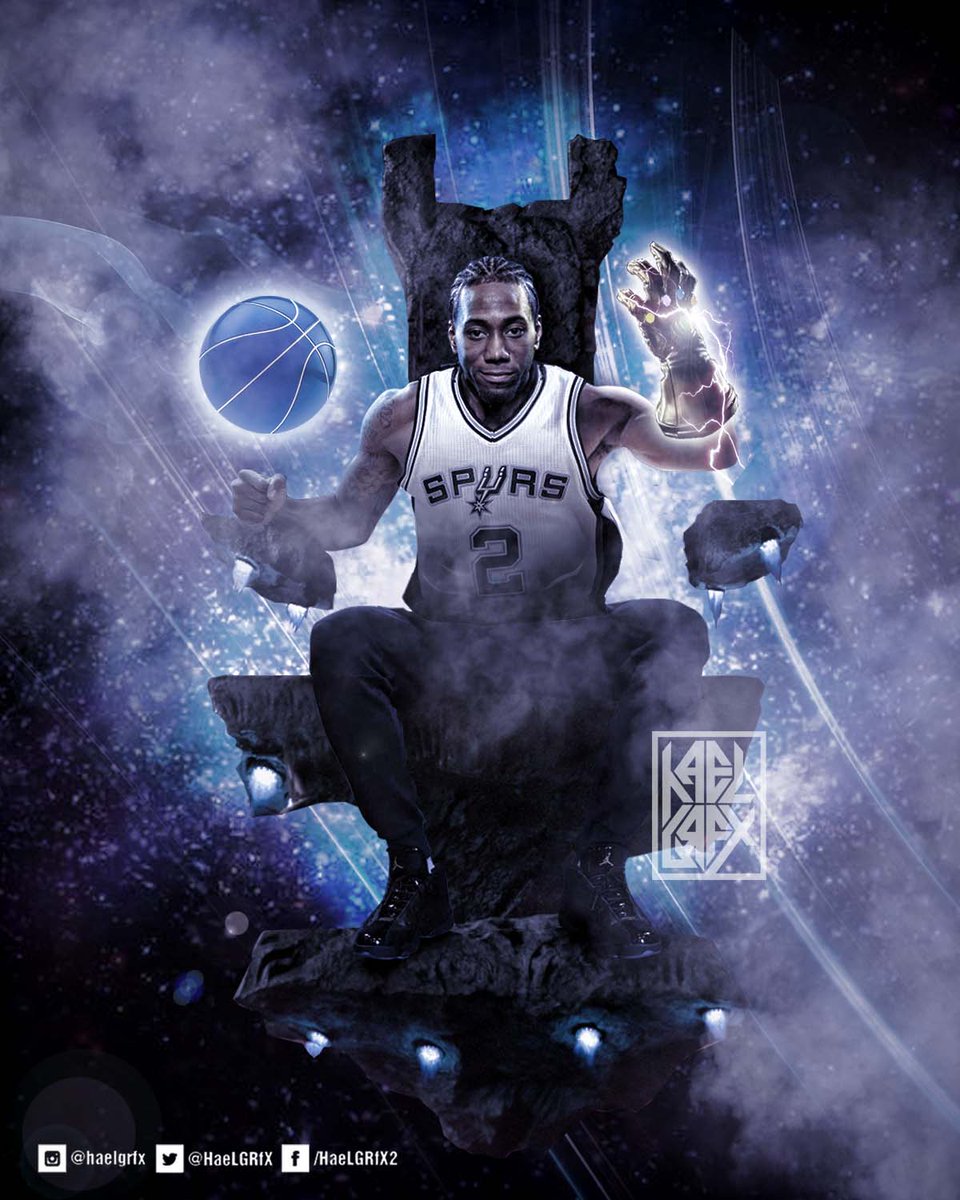 Kawhi! "The Gauntlet" #NBA #GoSpursGo #MVP #TheKlaw #NBAArt