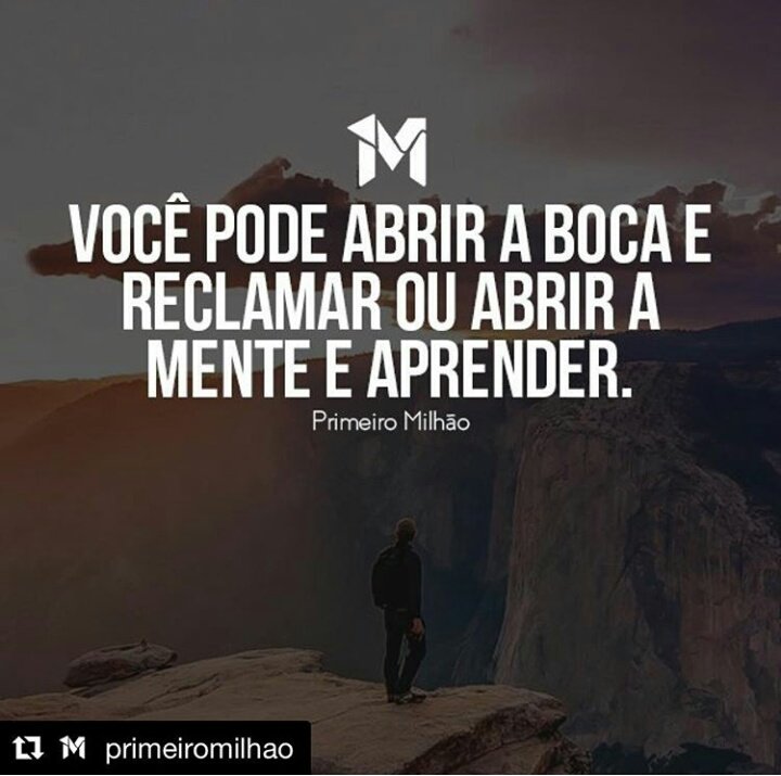 ViihReisOficial's tweet photo. "Temos duas Opções: Reclamos é não mudamos nada, ou Agimos é mudamos Tudo"! #Blvfreedom #VidaÉpica https://t.co/2ucdiHBGLR