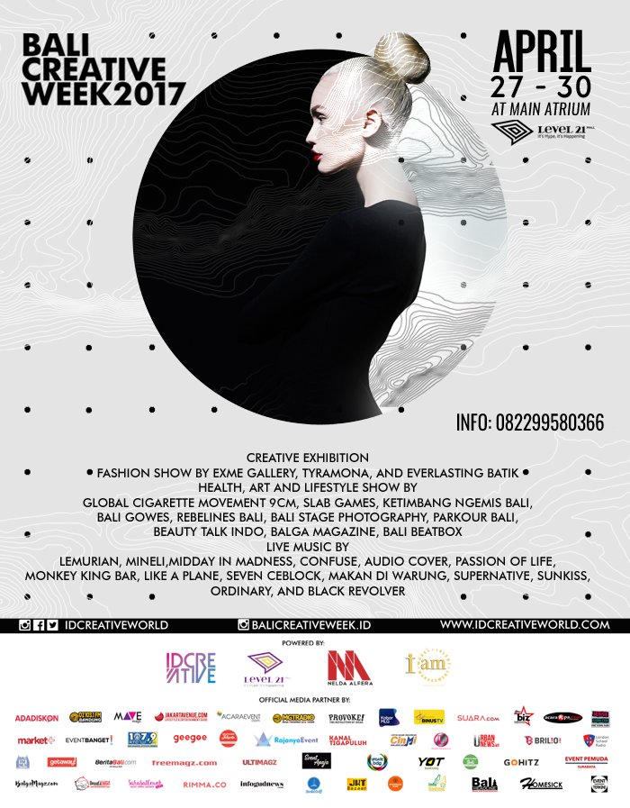 idcreativeworld's tweet photo. #BaliCreativeWeek2017 provides you with all Indonesian youth creativity that keep working from diverse creative area. by @idcreativeworld https://t.co/4BWJfrN1xA