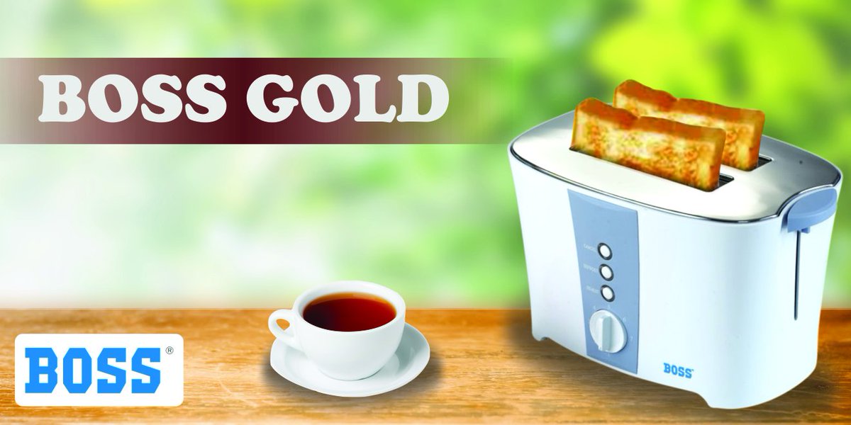 BOSS_Appliances's tweet image. Get those perfect brown color for your bread toasts with 7 level heat setting on your BOSS Gold pop up toaster.
#BOSSGold #BreadToasts