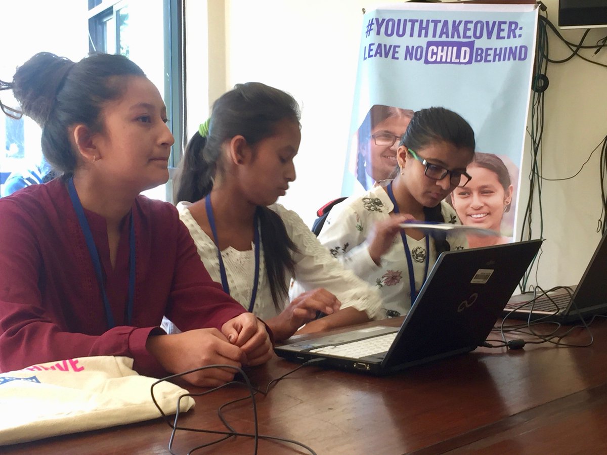 EUinNepal's tweet photo. हामी तीनजना सोसल मेडिया टेकओभरका लागि भेला भइसकेका छौ, हाम्रो क��राकानीमा अबको केही घण्टा सहभागी हुनुहोस् #YouthTakeover https://t.co/6jOyjJjOAT