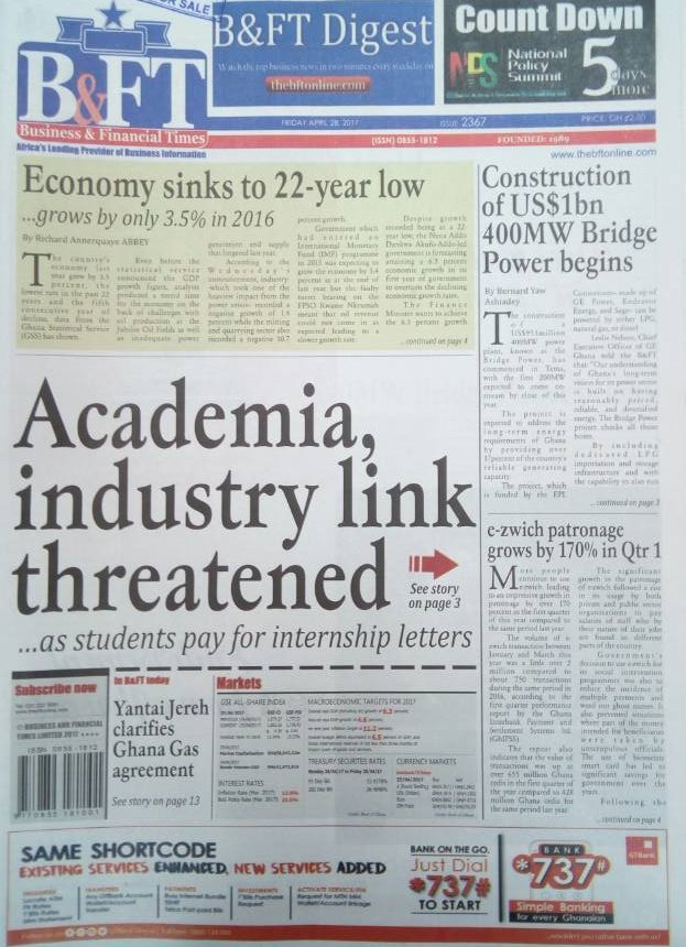 trinityfmonline's tweet photo. The Chronicle: Stop the rampage; accept @NAkufoAddo's choice of DCEs - NPP ** Rot uncovered in the auctioning of govt cars #TrinityFmGh https://t.co/6O16txEBDs