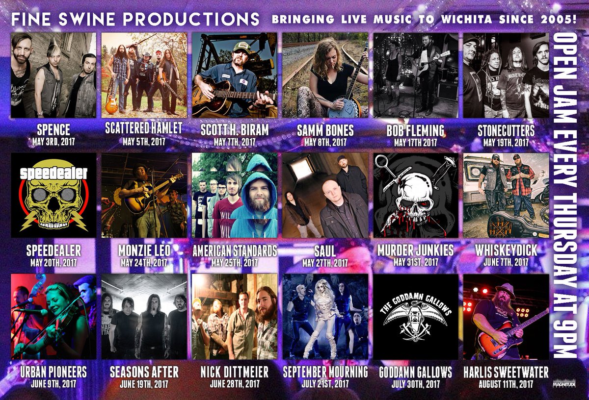 ElbowRoomICT's tweet photo. @FineSwineICT @KenyrdSkynyrd @Dariah_de_Vil #ictrising #ictconcerts #livemusicict @Whiskeydick1 @ScottHBiram @GoddamnGallows @Speedealerusa https://t.co/5WBam8drgE