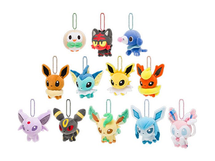 ポケモンメモ в X: „POKEMON DOLLS、イーブイたちが大集合