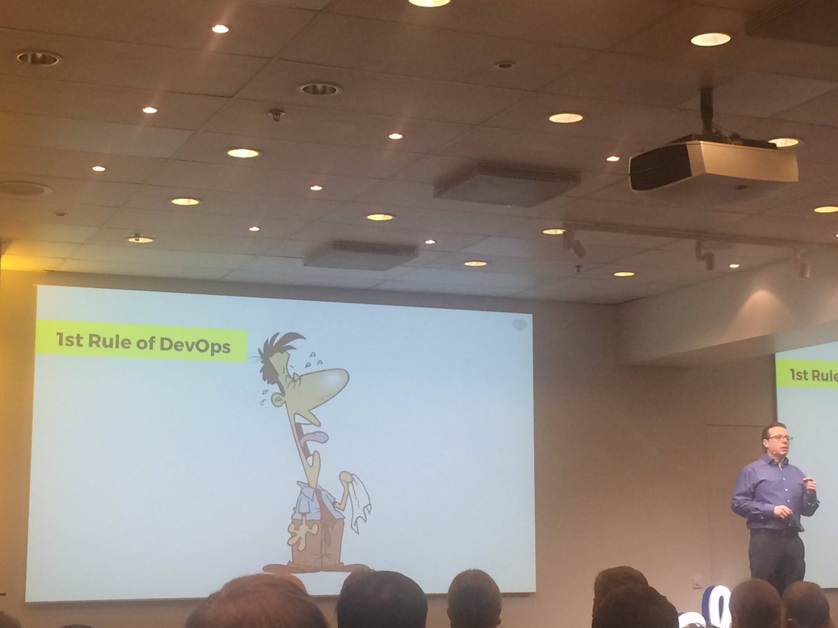 karvikim's tweet image. 1st rule of Devops by Chris Gargiulo @Eficode "No crying!Celebrate small victories and be persistent" #devops2017