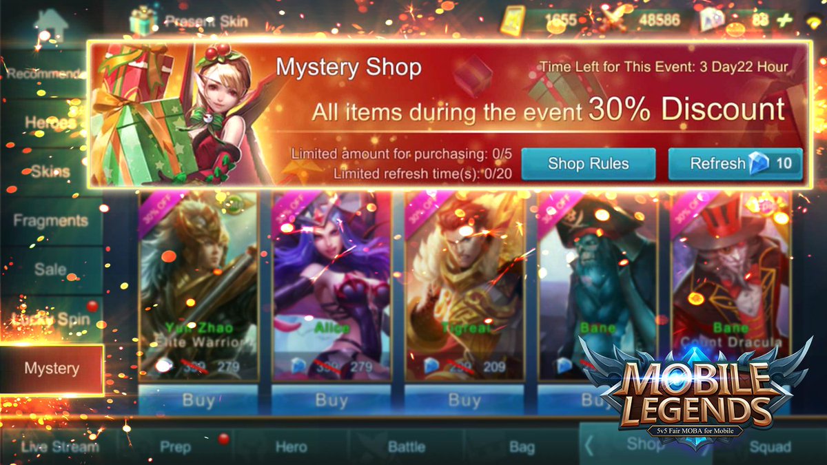 mobile legends online shop