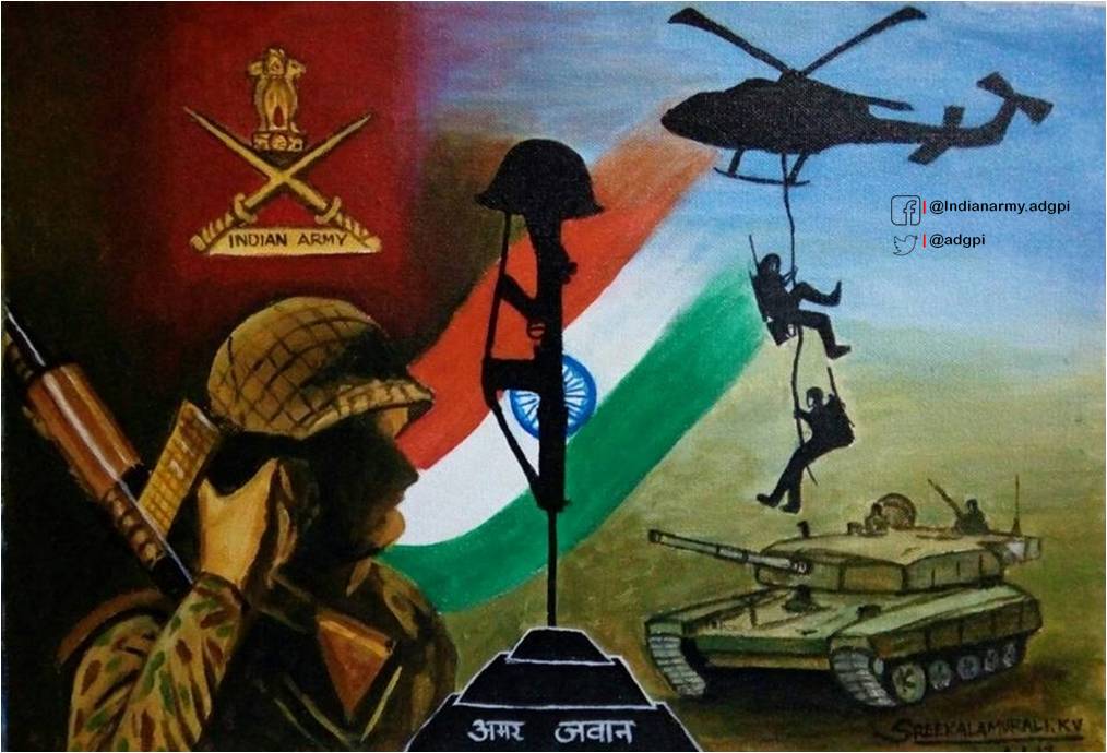 ADG PI - INDIAN ARMY on Twitter: "Online Painting Competition,Army Day