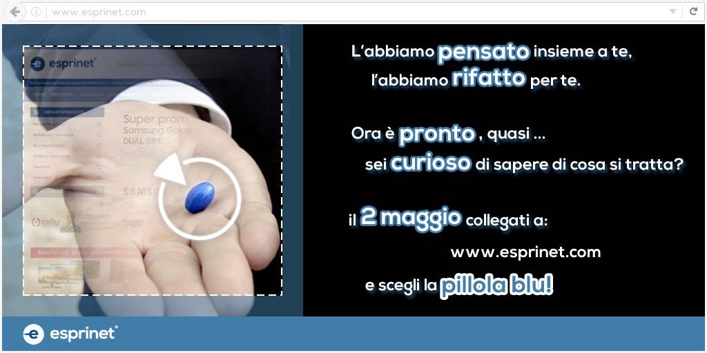 Sei già nostro cliente? L’innovazione costruita insieme ti aspetta. Il 2 maggio accedi all’area riservata esprinet.com #b2b