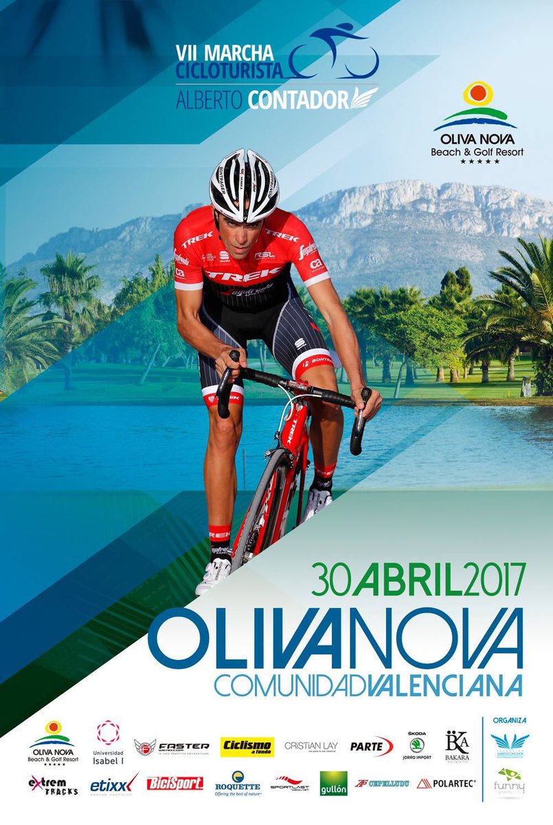 Gran Fondo Alberto Contador (@gfcontador) on Twitter photo Hoy comenzamos con los actos de este año con la presentación para los medios de la #MarchaContador2017 en el hotel de <a href="/olivanovaresort/">Oliva Nova</a>... Hoy comenzamos con los actos de este año con la presentación para los medios de la #MarchaContador2017 en el hotel de <a href="/olivanovaresort/">Oliva Nova</a>...