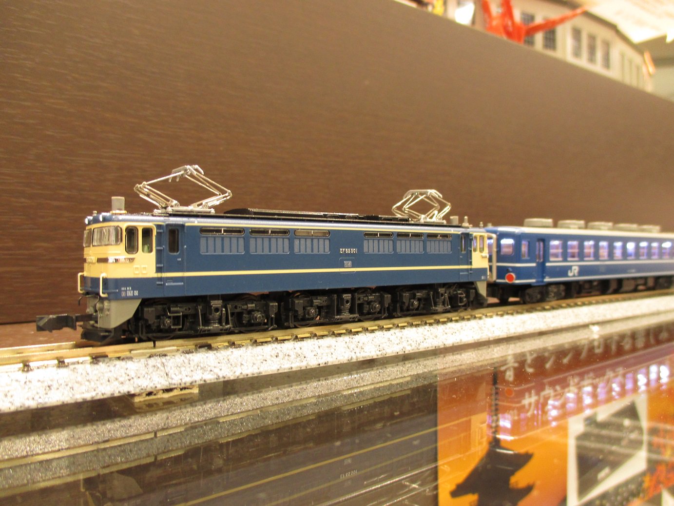 テールライト点灯 KATO 京都駅店特製品 EF65 2000 掠れ JR貨物更新色