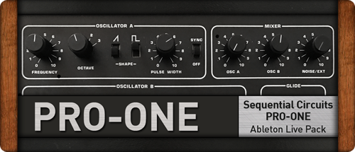 clustersound's tweet image. Pro-One is a multisample #Ableton Live Pack based on one of the most powerful sounding analog mono-synths ever built goo.gl/tKvm6v