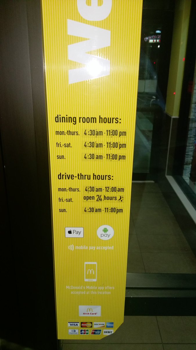 Terrance Williams Sr On Twitter Mcdonalds What Time Does