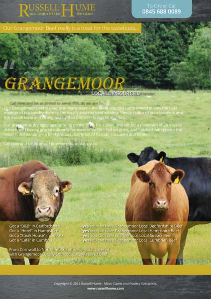 Grangemoor #greatbritishbeef call Russell Hume 0845 688 0089 #britishbeef #happyfriday