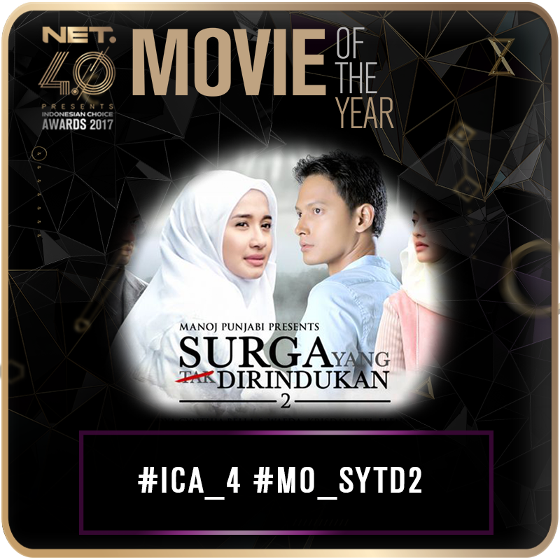 VOTE Surga Yang Tak Dirindukan 2 sebagai Movie of The Year Indonesian Choice Awards 2017 dengan cara:

Tweet: #ICA_4 (spasi) #MO_SYTD2