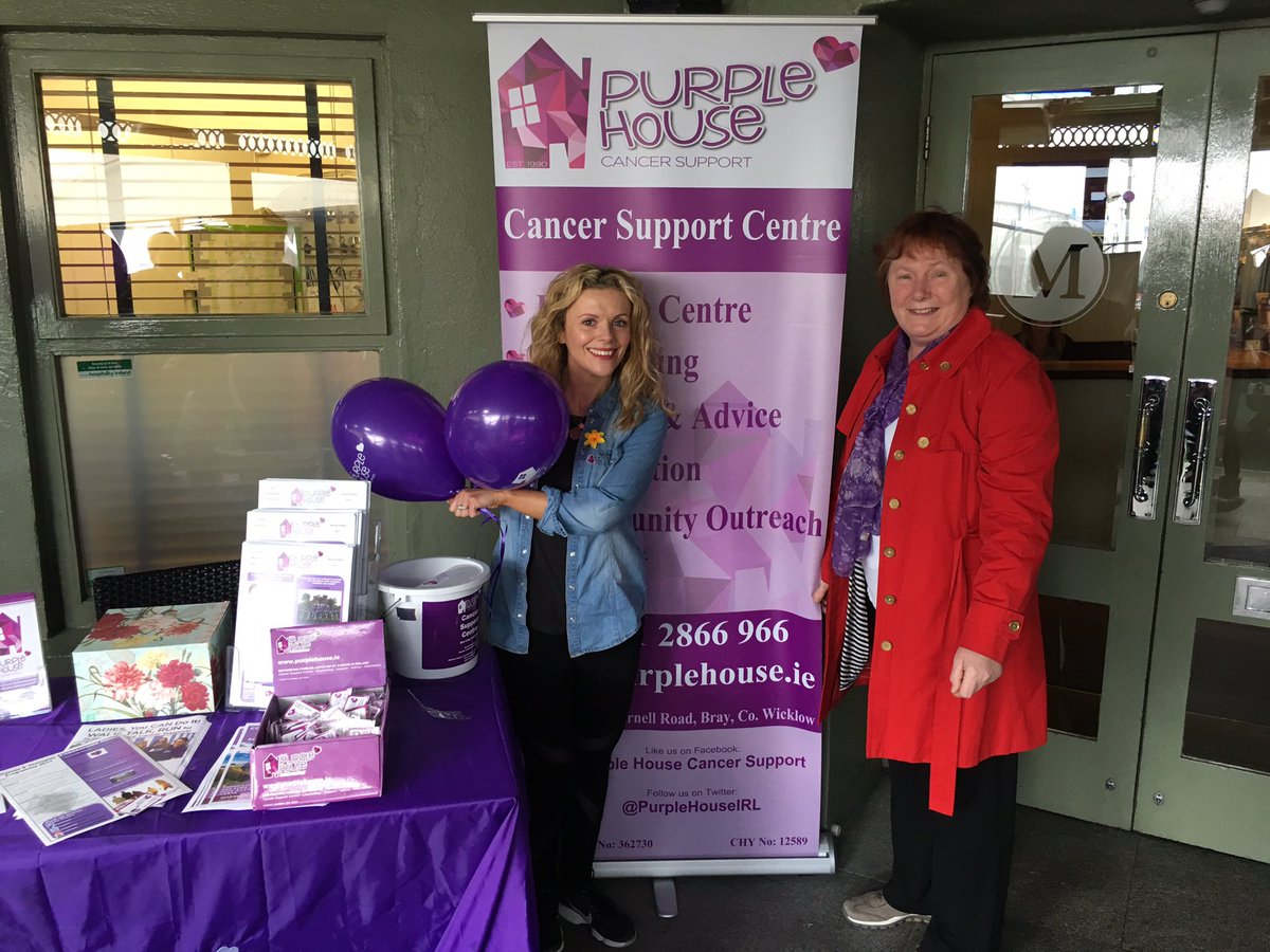 Purple House Cancer Centre (@purplehouseirl) on Twitter photo The wonderful <a href="/denisemcactress/">denise mccormack</a> with Veronica O'Leary at <a href="/ecfmcoffeemorn/">ECFM Coffee Morning</a> in <a href="/martelloBray/">The Martello</a> Text PURPLE to 50300 to donate €4 #cancersupport The wonderful <a href="/denisemcactress/">denise mccormack</a> with Veronica O'Leary at <a href="/ecfmcoffeemorn/">ECFM Coffee Morning</a> in <a href="/martelloBray/">The Martello</a> Text PURPLE to 50300 to donate €4 #cancersupport