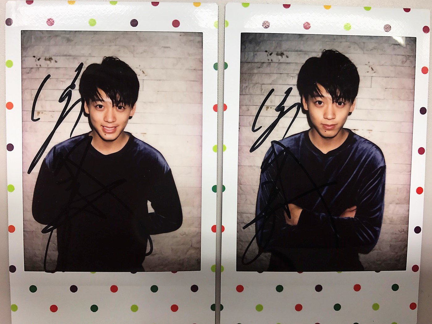 仮面ライダードライブ 竹内涼真&真剣佑 サイン入りチェキ 懸賞